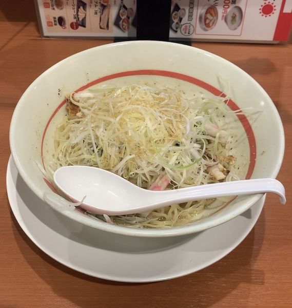 「ガーリックが効いたねぎ塩まぜめん」@幸楽苑 千葉おゆみ野店の写真