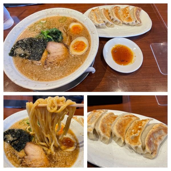 「背脂醤油ラーメン 700円・煮玉子クーポンサービス」@ラーメン 王風珍の写真