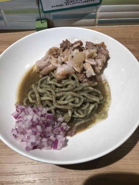 「肉にぼにぼちーの1300円➕替え玉150円➕1口ライス0円」@煮干し Noodles Nibo Nibo Cinoの写真