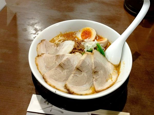 「担々麺（＋味玉＋チャーシュー）」@風神ラーメンの写真