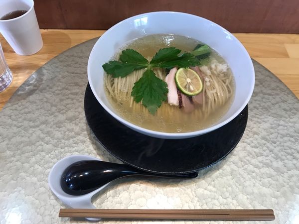 「塩中華蕎麦＋和え玉」@中華蕎麦 鳴神食堂の写真