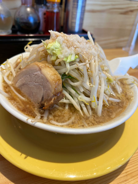 「二郎インスパイア、ラーメン野菜大盛り」@麺屋 敬 萩山駅前店の写真