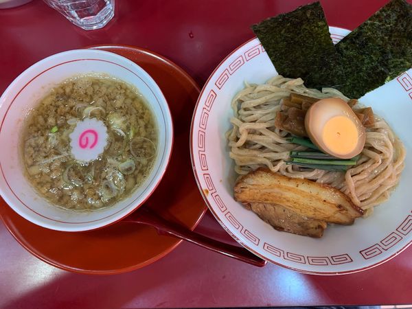 「こってり煮干し中華つけ麺」@亀有中華そば 水しまの写真
