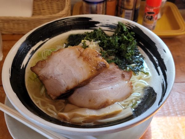 「地のり塩ラーメン」@牛骨ラーメン 富んやの写真