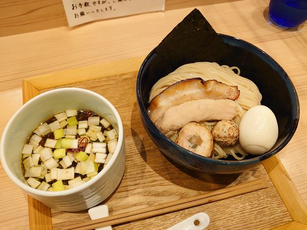 「青唐辛子酸辛つけ蕎麦＋特製」@中華蕎麦 時雨の写真