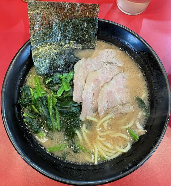 「チャーシューメン　ほうれん草」@横浜らーめん 龍馬の写真