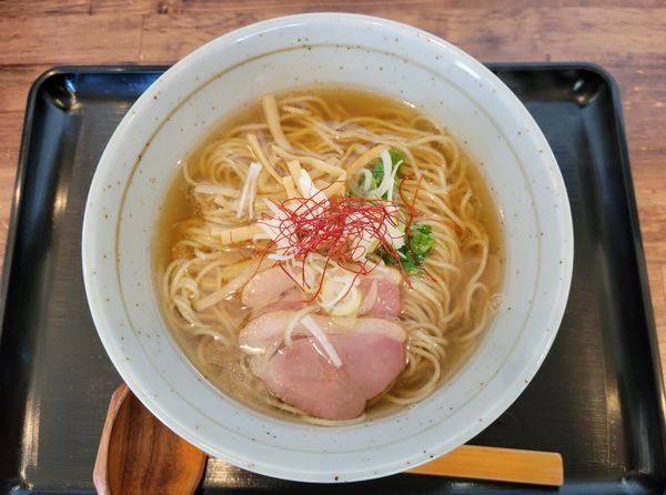 「鴨出汁らーめん 黒 [830円]」@麺屋 葵の写真