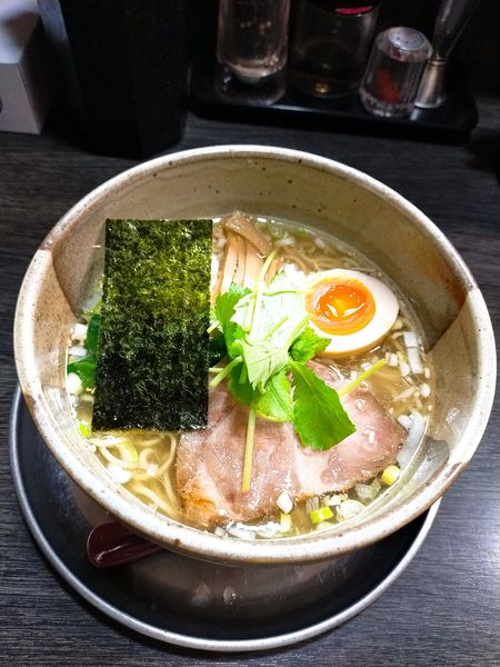 「ゆずそば （細麺）塩味」@麺屋 番の写真