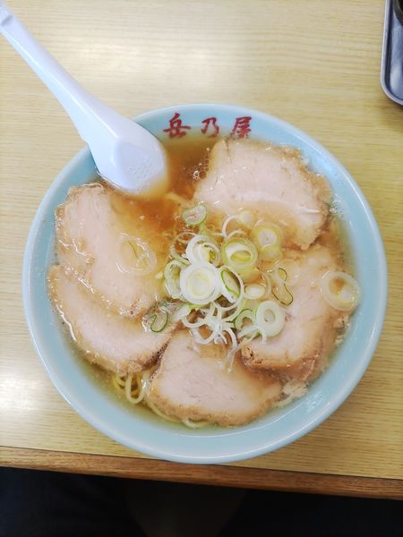 「チャーシューメン  ﾒﾝﾏ抜き」@青竹手打麺 餃子 岳乃屋の写真