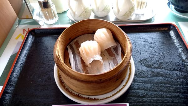 「エビ蒸し餃子」@翠苑 平田店の写真