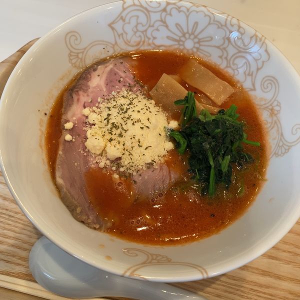 「トマチーそば850円」@麺や 彩～iro～の写真