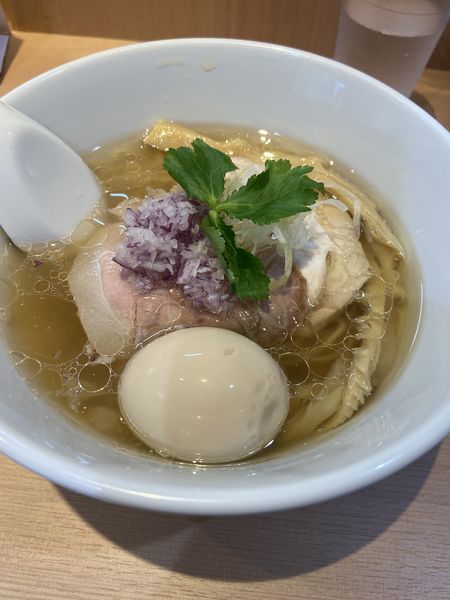 「特製塩ラーメン」@らぁ麺 ふじ田 水戸本店の写真
