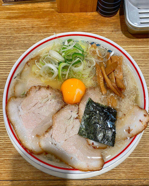 「特製中華そば塩(こってり)」@玉 バラそば屋 中野店の写真