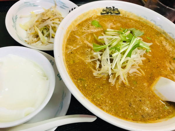 「担々麺セット 850円」@中華料理 龍山の写真