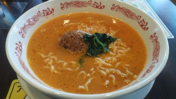 「担担麺定食 935円」@バーミヤン 足立栗原店の写真