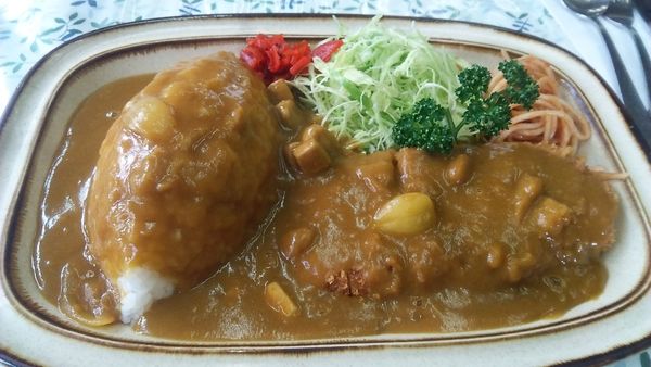 「特製カツカレーライス 1000円」@洋食 煉瓦亭の写真