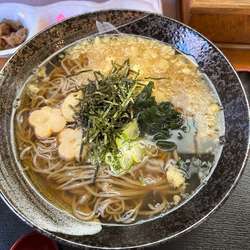 温かいたぬきそば