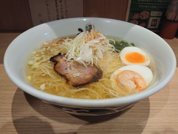 「塩玉らーめん」@ひるがおの写真