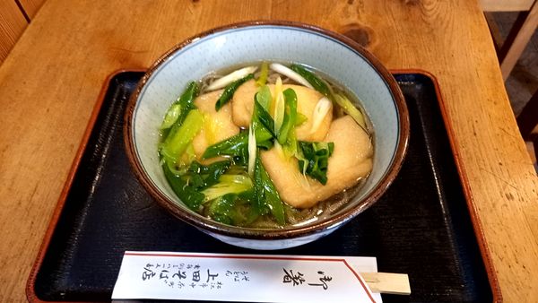 「きつねそば」@上田そば店の写真