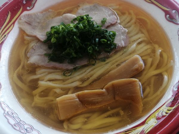 「（道の駅限定）鶏塩らぁめん¥750」@麺処 青野 ちちぶ道の駅店の写真