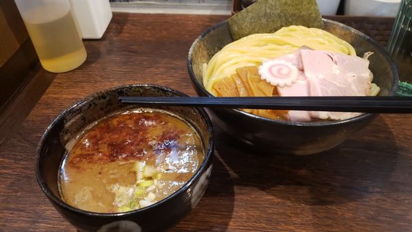 「【土日限定】濃厚海老つけ麺🦐大盛り1,100円」@麺処はなぶさの写真