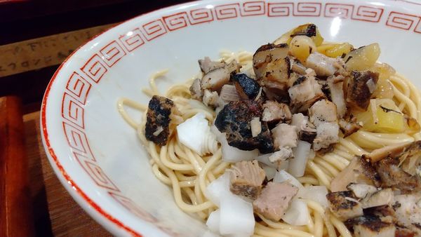 「#和え麺 #200円」@炭火焼濃厚中華そば 奥倫道の写真