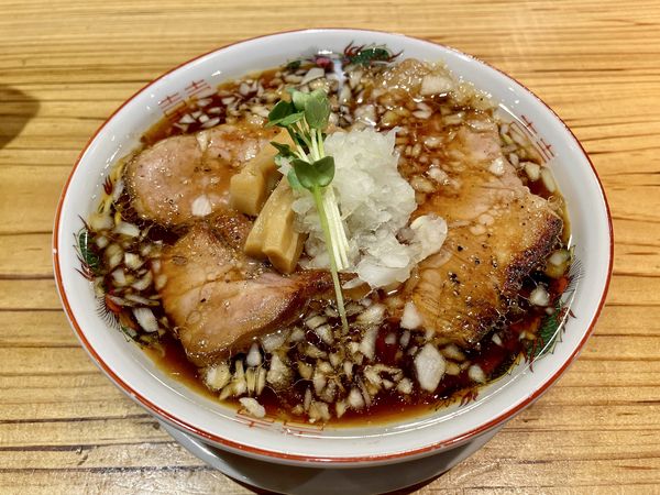 「キリンラガービール 中瓶 → 焼豚八王子中華そば」@いしかわやの写真