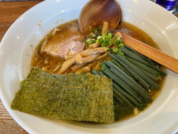 「ネギらーめん（醤油）：800円」@麺や 八雲の写真