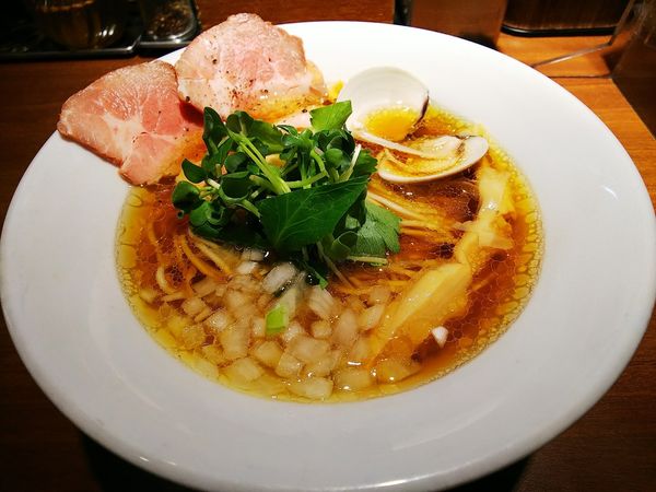 「赤鶏と蛤の淡麗中華そば・醤油」@麺屋 ねむ瑠の写真