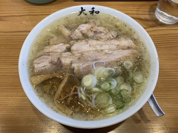 「塩チャーシューメン」@佐野青竹手打ちラーメン 大和の写真