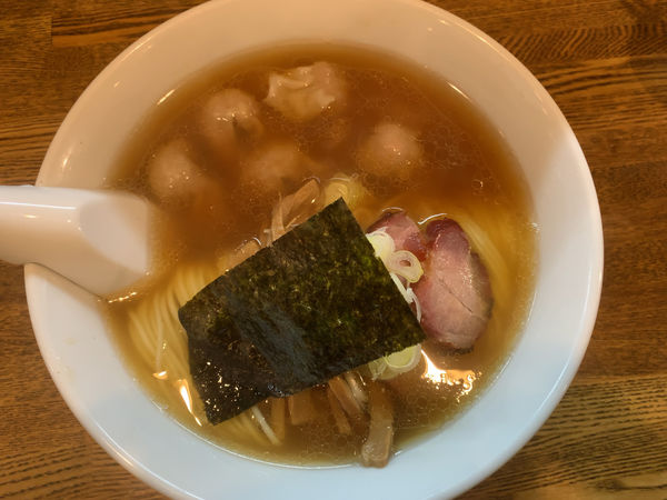 「ワンタンメン950円」@支那ソバ おさだの写真