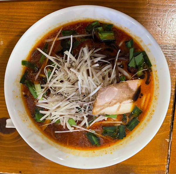 「辛みそまる」@博多まるきんラーメン 雪谷店の写真