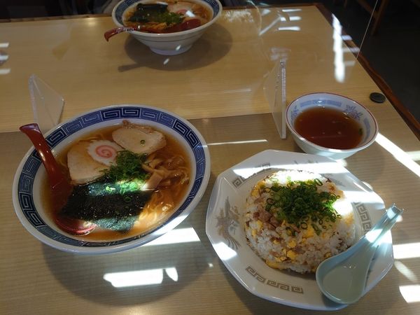 「ラーメン+チャーハン」@蒲原館の写真