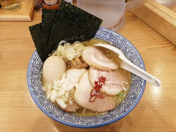 「特製中華そば　　1050円」@中華そば 笑歩の写真