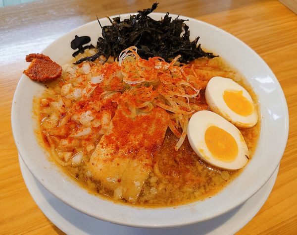 「味噌チャチャ!!ラーメン【期間限定】」@ニボチャチャ！！ラーメン あらき軒の写真