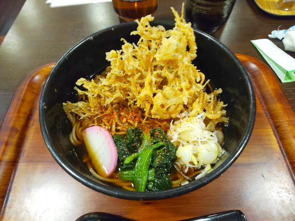 「しらす天そば」@向島そばの写真