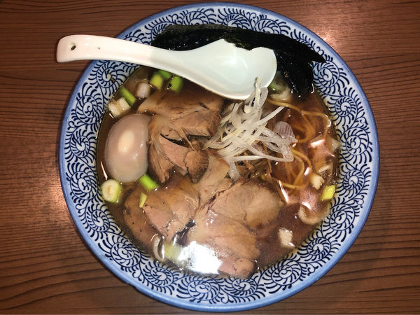 「上正油そば」@秋刀魚中華そば 生粋の写真