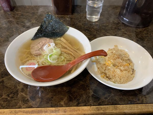 「ひがしセット(830円)」@らーめん超ひがし皐月の写真