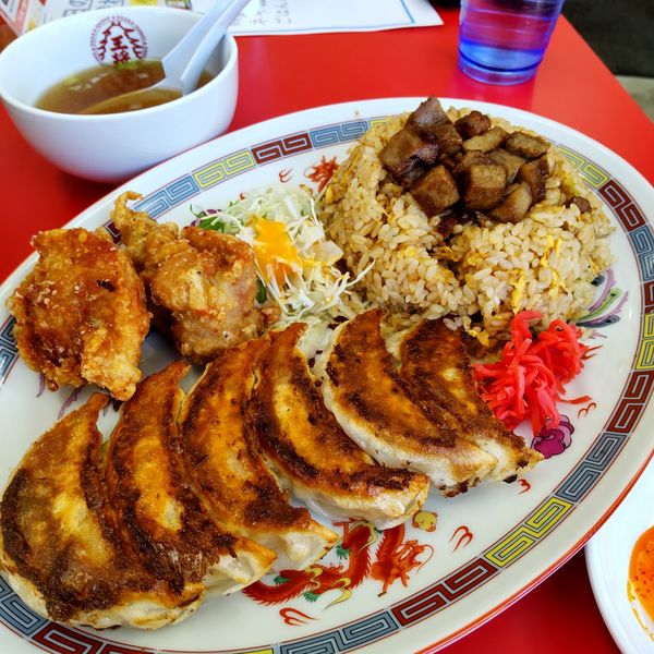 「【店舗限定】下丸子セット（￥1,290）」@大阪王将 下丸子店の写真