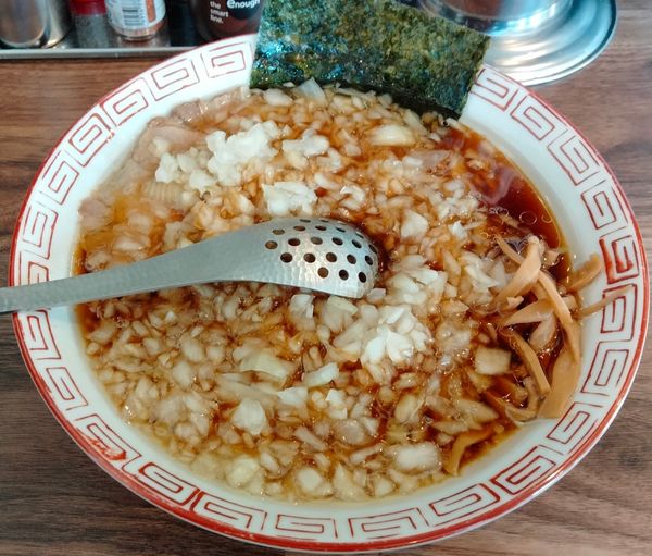 「薬味ラーメン」@びんびん亭 白岡店の写真