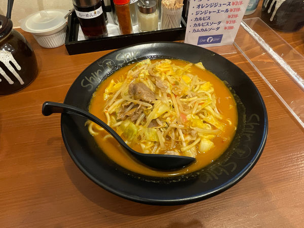 「激辛ちゃんぽん」@博多らーめん ShinShin 天神本店の写真