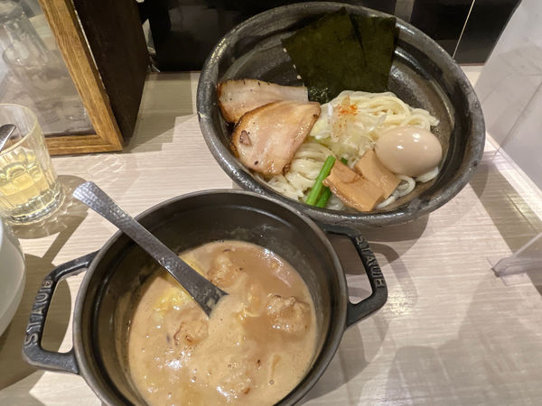 「つけめん 全部のせ」@鷄魚介 ほそ道の写真