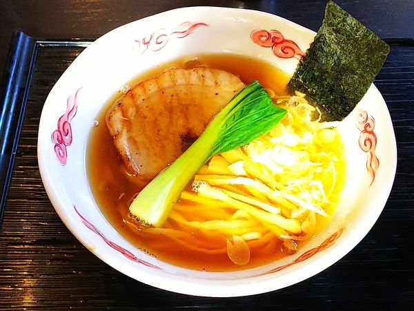 「龍のひげ醤油らあめん・ニンニクサバ油（熟成多加水太麺）」@龍のひげの写真