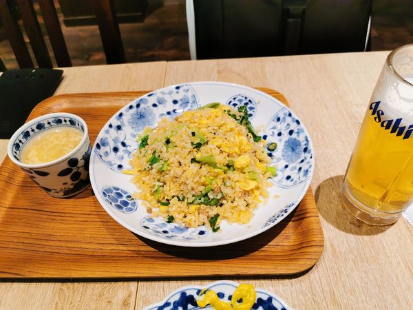 「玉子レタスチャーハン」@梅梅 さんすて岡山店の写真