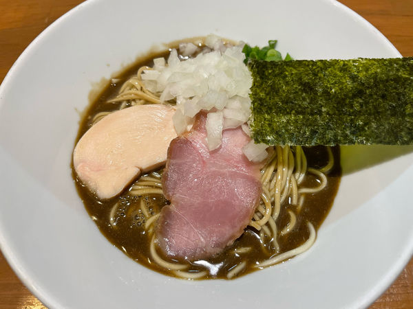 「味玉濃厚蕎麦(1,000円)」@亀戸煮干中華蕎麦 つきひの写真