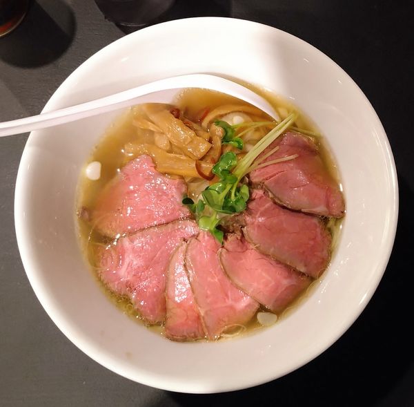 「しおらーめん(辰)＋牛肉増し」@和牛と馬肉 虎辰～CotatSu～の写真