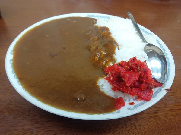 「カレーライス　４８０円」@ますやの写真