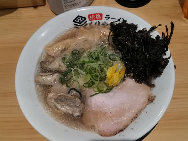 「究極の牡蠣そば」@くりや製麺直売所の写真