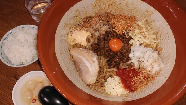 「トマトカレー汁なし600g」@中華そば つけ麺 村岡屋の写真