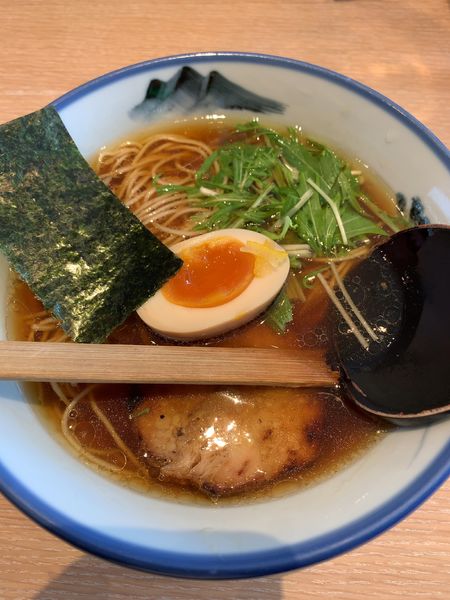 「柚子醤油らーめん（1,080円）」@AFURI グランベリーパーク店の写真